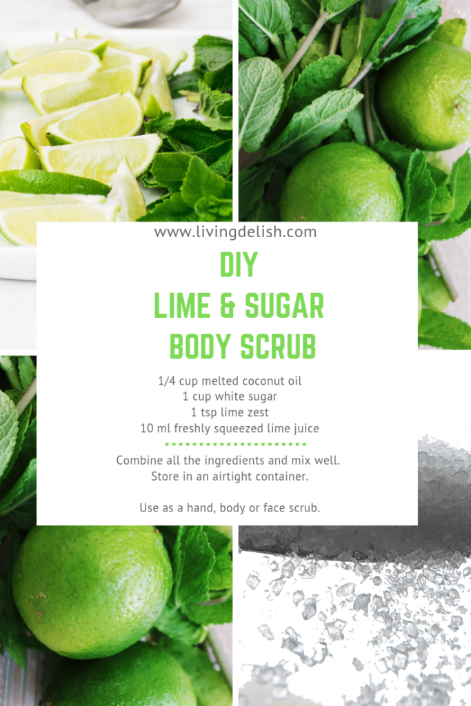 DIY Lime & Sugar Body Scrub