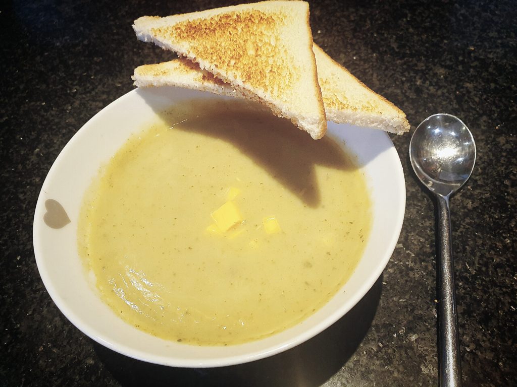 Cauliflower soup....Mmmmm....