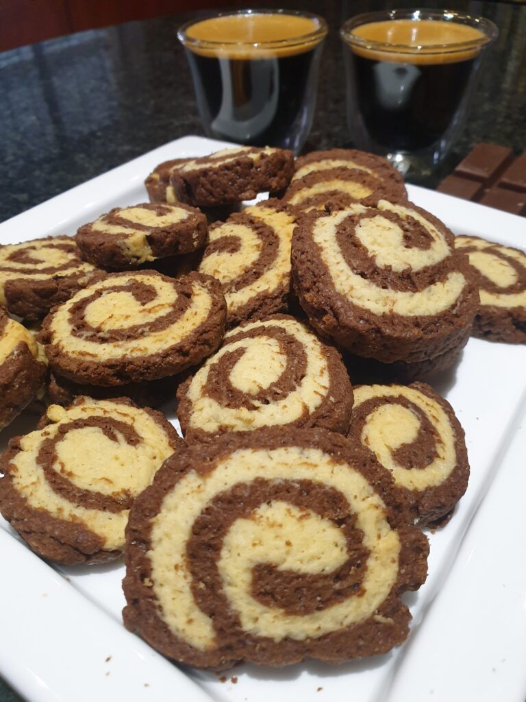 Espresso Swirl Cookies