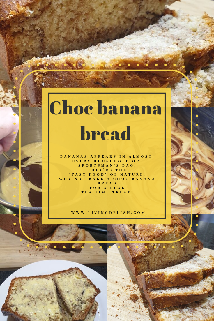 Choc banana bread