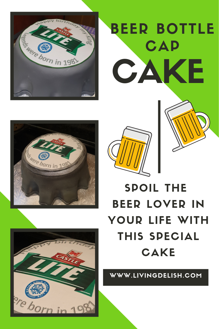 Bottle Cap beer cake