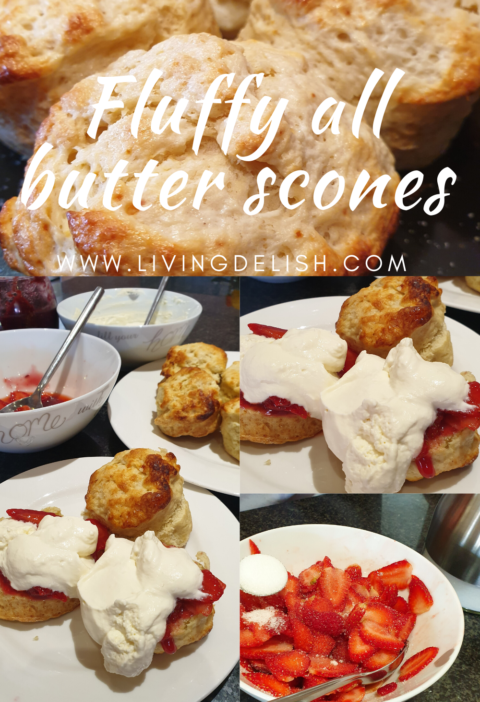 Fluffy all butter scones