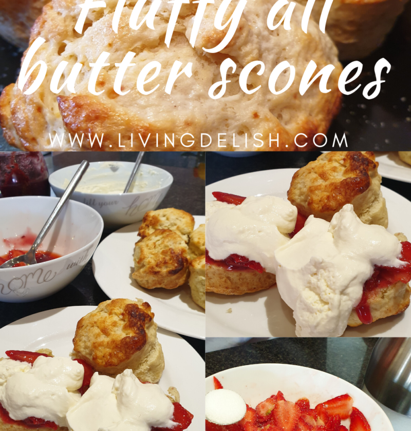 Fluffy all butter scones