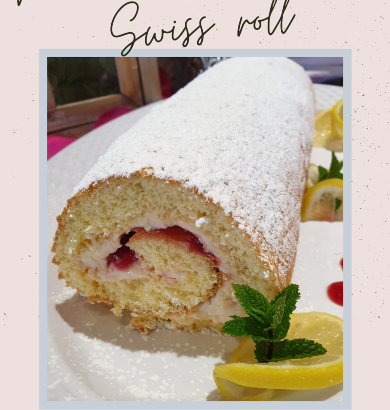 Mixed Berry Lemon Swiss Roll