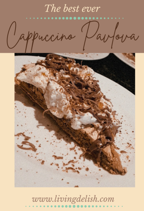 Cappuccino pavlova