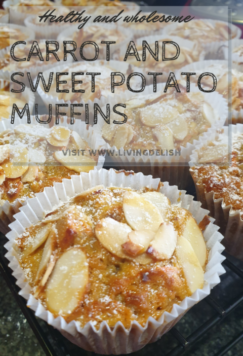 Carrot and sweet potato Muffins