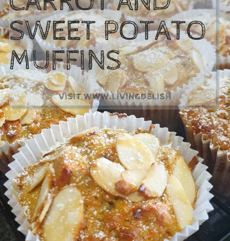 Carrot and sweet potato Muffins