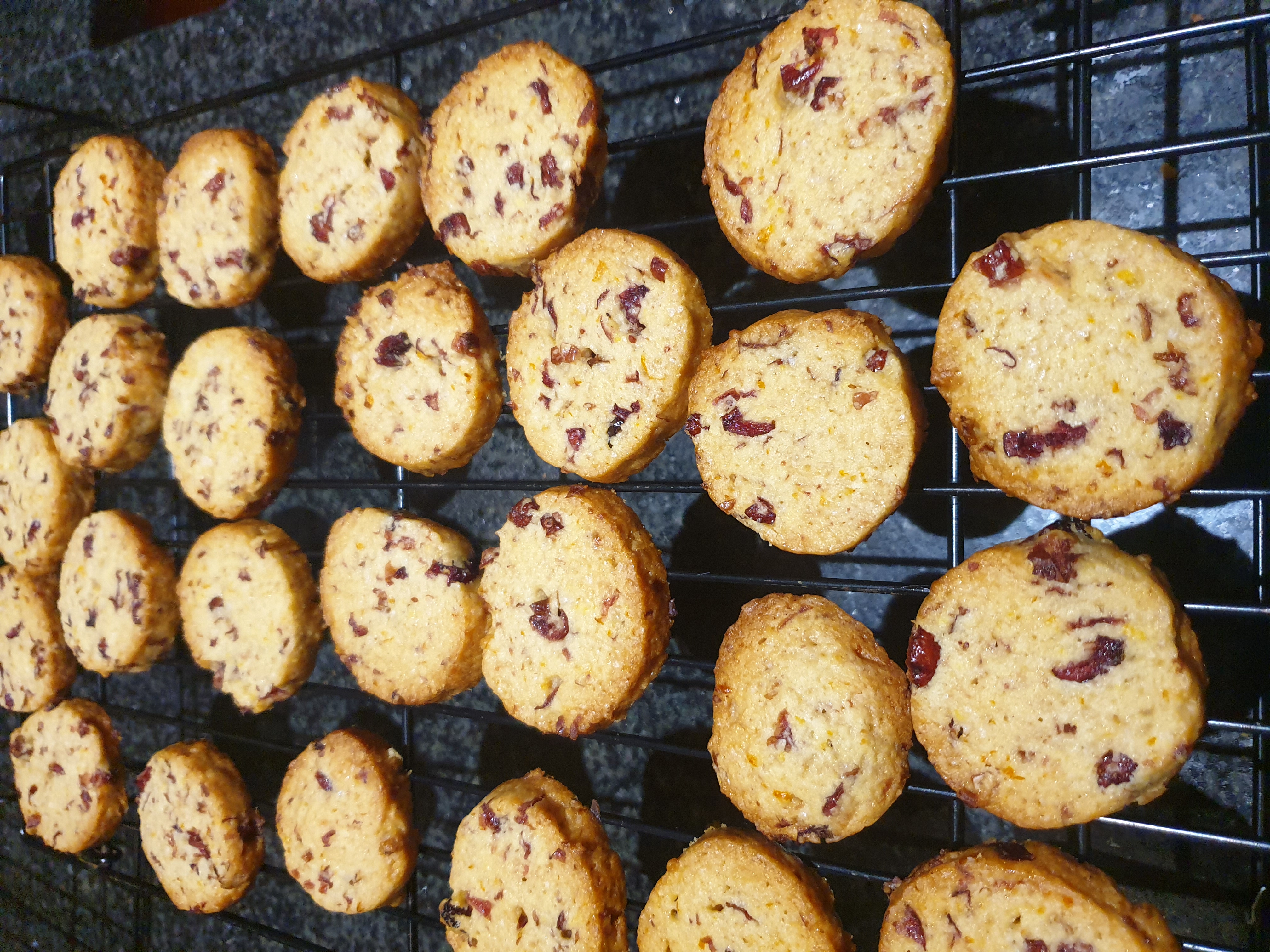 Cranberry Shortbread Cookies