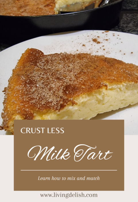 Crustless Milk tart