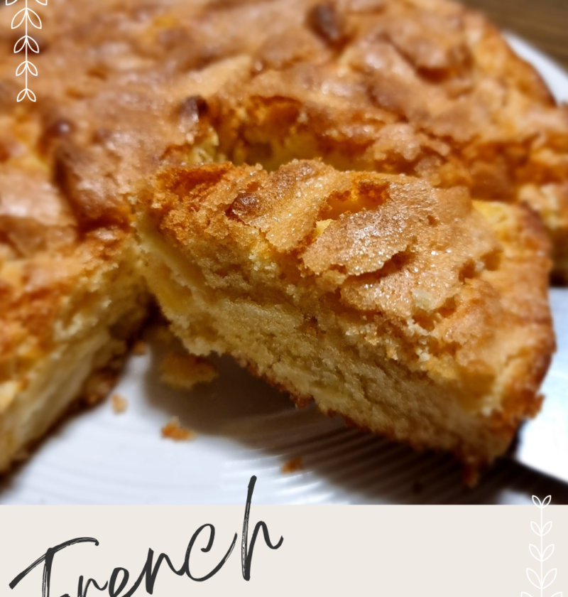 French Apple cake