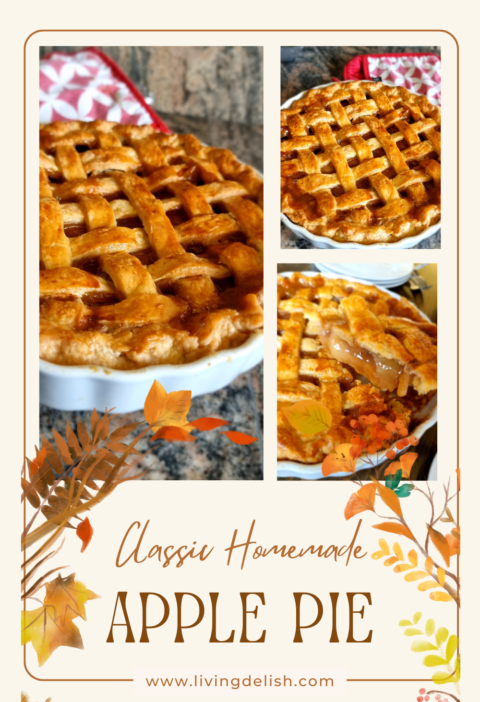 Homemade apple pie