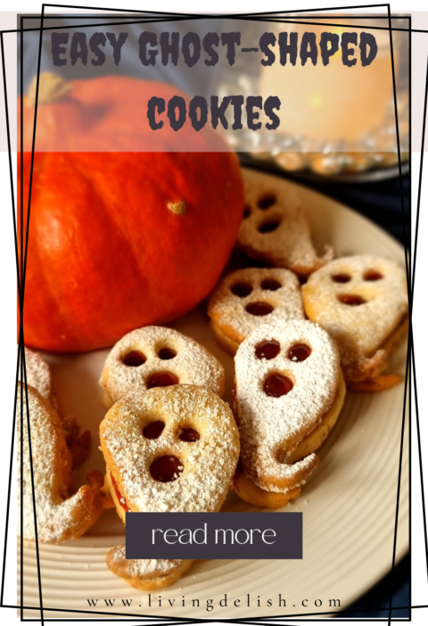 Ghost shaped cookies