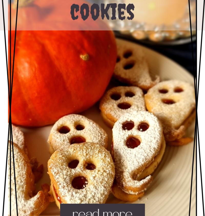 Ghost shaped cookies