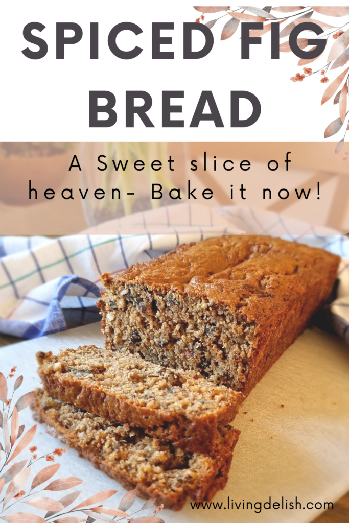 Discover a delicious fig bread recipe with fresh figs, warm spices, and walnuts. Perfect for breakfast or dessert—easy to make and full of flavor!