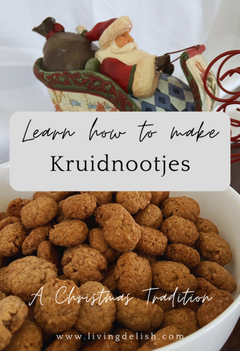 Homemade Kruidnootjes, A speculaas flavored Dutch Christmas delight.